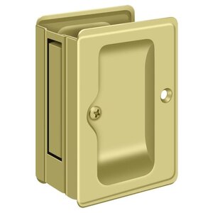 Deltana Architectural Hardware Door Accessories HD Pocket Locks, Adjustable, 3 1-4"x 2 1-4" Passage