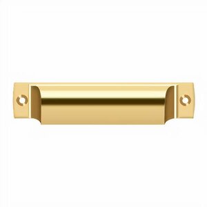 DELTANA HARDWARE Rectangular Shell Pull 4"