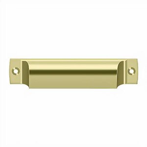 DELTANA HARDWARE Rectangular Shell Pull 4"