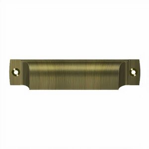 DELTANA HARDWARE Rectangular Shell Pull 4"