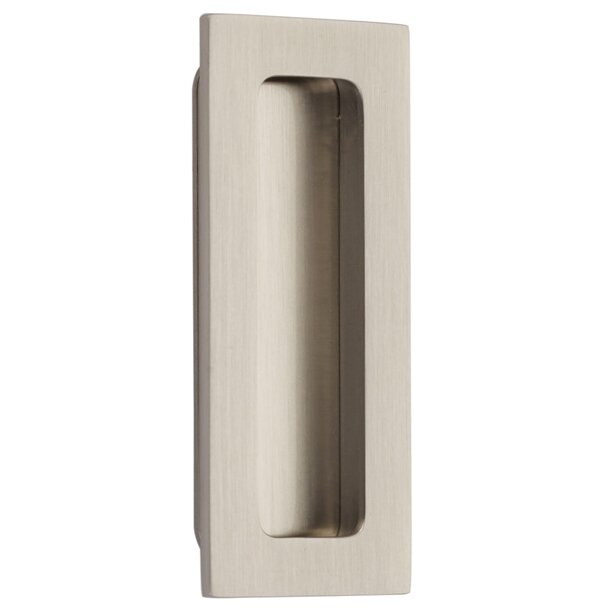 Modern Cabinet Hardware Collection 4" Modern Rectangular Flush Pull by Emtek