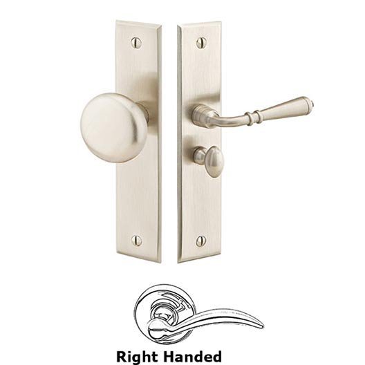 Door Accessories Collection Right Hand Rectangular Style Screen Door Lock by Emtek