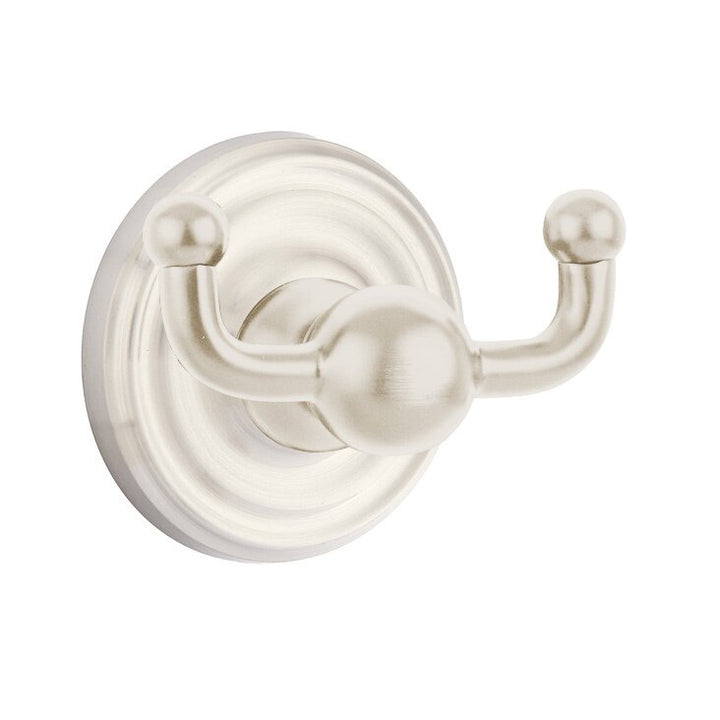Traditional Brass Collection Small Regular Double Hook  by Emtek