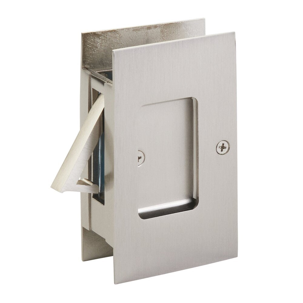 Door Accessories Collection Passage Modern Rectangular Pocket Door Lock by Emtek-PASSAGE