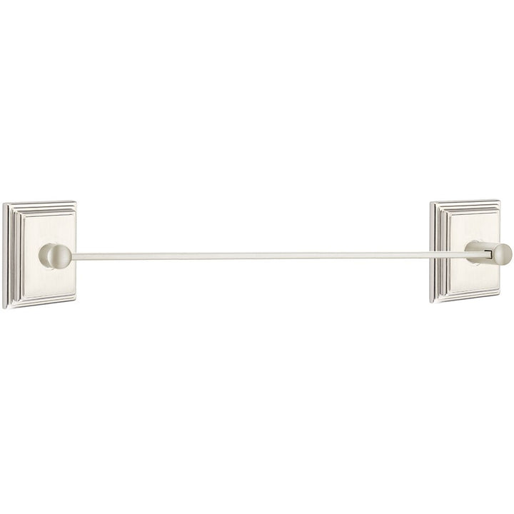 Modern Brass Collection Wilshire 30" Single Towel Bar by Emtek
