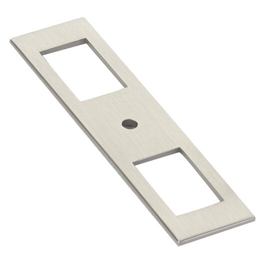 Modern Cabinet Hardware Collection 4" Long Backplate for Knob  by Emtek