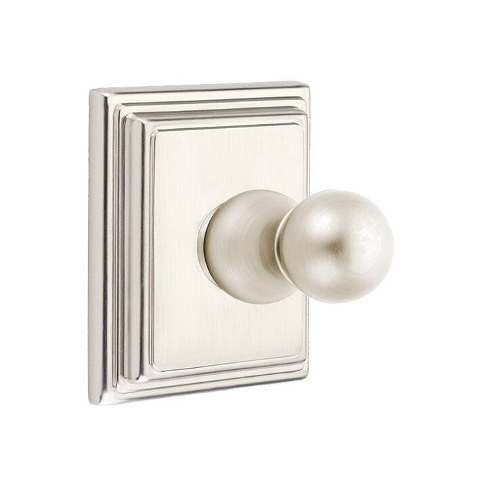 Traditional Brass Collection Wilshire Single Hook  by Emtek