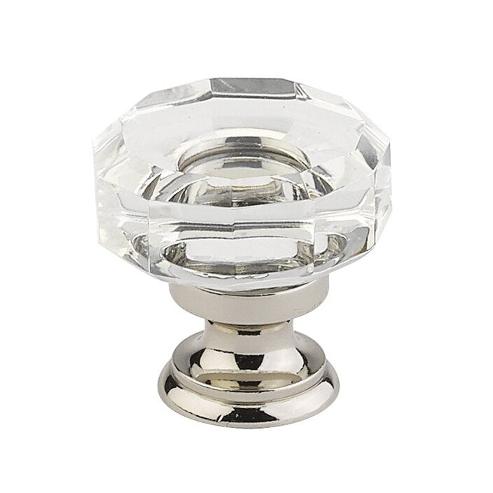 1 3/8" Diameter Lowell Knob by Emtek-CRYSTAL