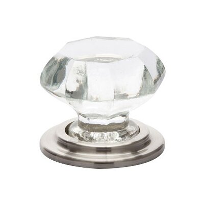 1 3/4" Diameter Old Town Wardrobe Clear Knob  by Emtek-CRYSTAL