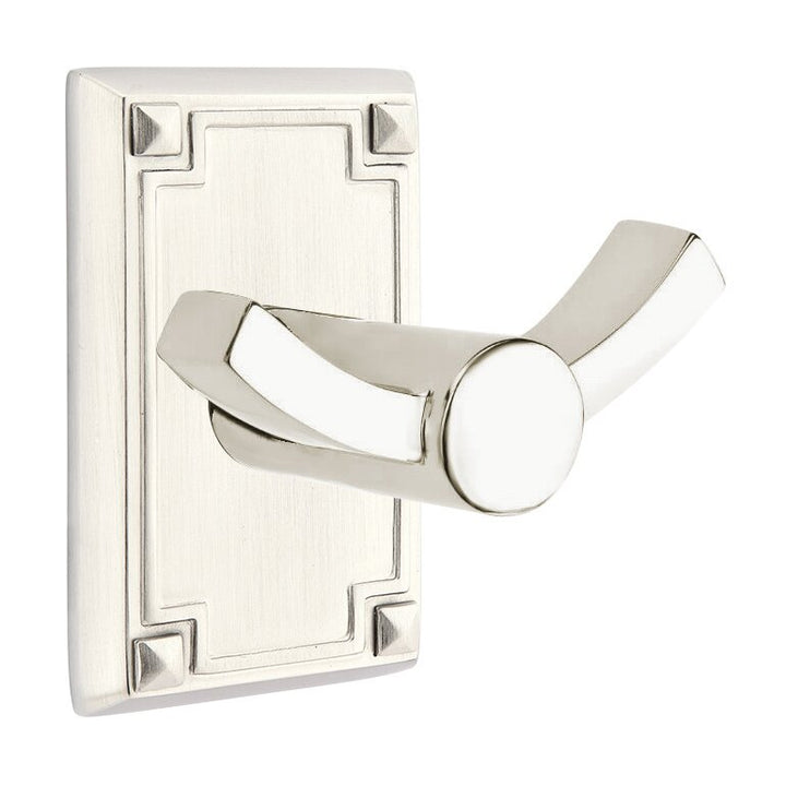 Modern Brass Collection Arts & Crafts Double Hook  by Emtek
