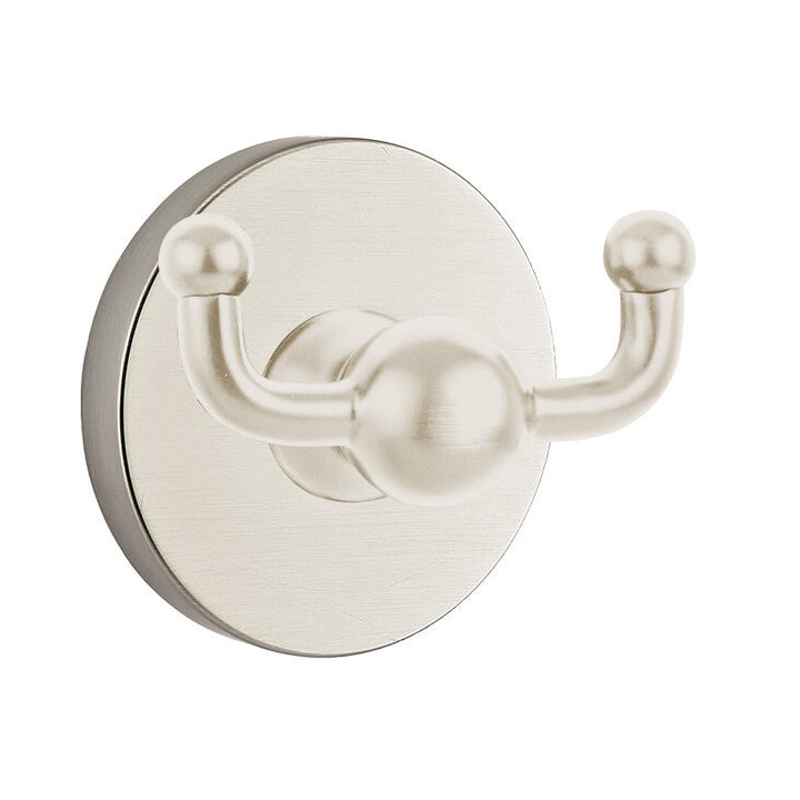 Traditional Brass Collection Regular Disk Double Hook by Emtek