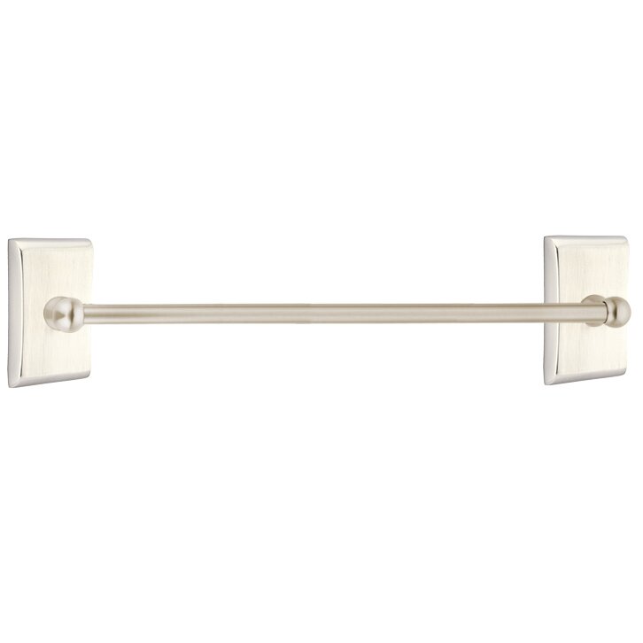 Traditional Brass Collection 30" Single Towel Bar with Neos Rose  by Emtek