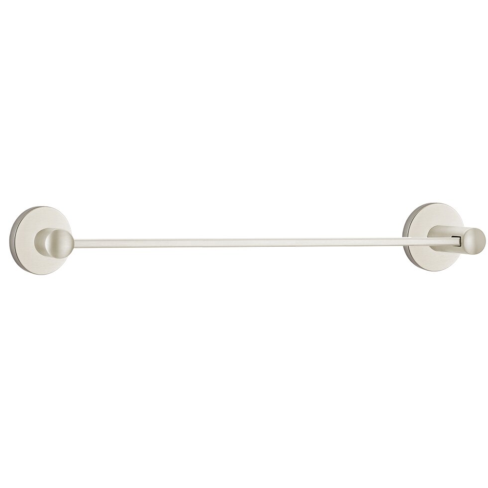 Modern Brass Collection Small Disk 30" Single Towel Bar  by Emtek