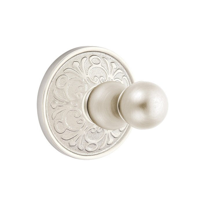 Traditional Brass Collection Lancaster Single Hook  by Emtek