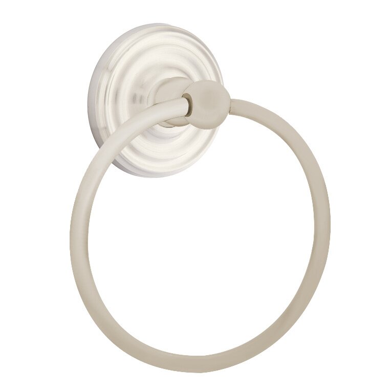 Traditional Brass Collection Small Regular Towel Ring by Emtek