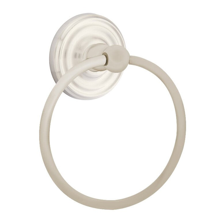 Traditional Brass Collection Small Regular Towel Ring by Emtek