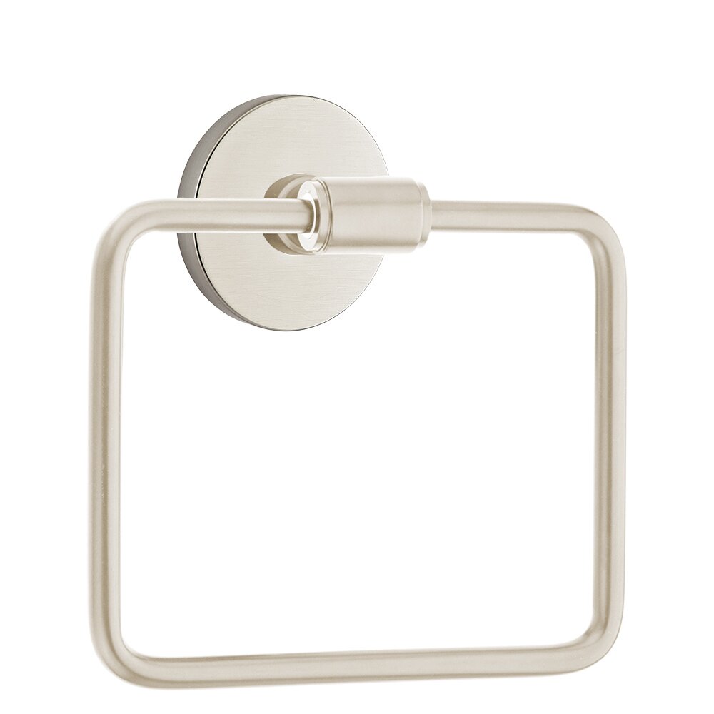 Transitional Brass Collection Transitional Brass Towel Ring with Disk Rosette  by Emtek