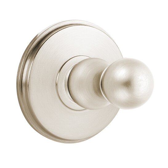 Traditional Brass Collection Single Hook with Watford Rosette  by Emtek