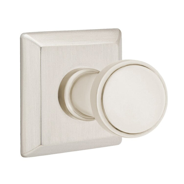 Transitional Brass Collection Transitional Brass Hook with Quincy Rosette by Emtek