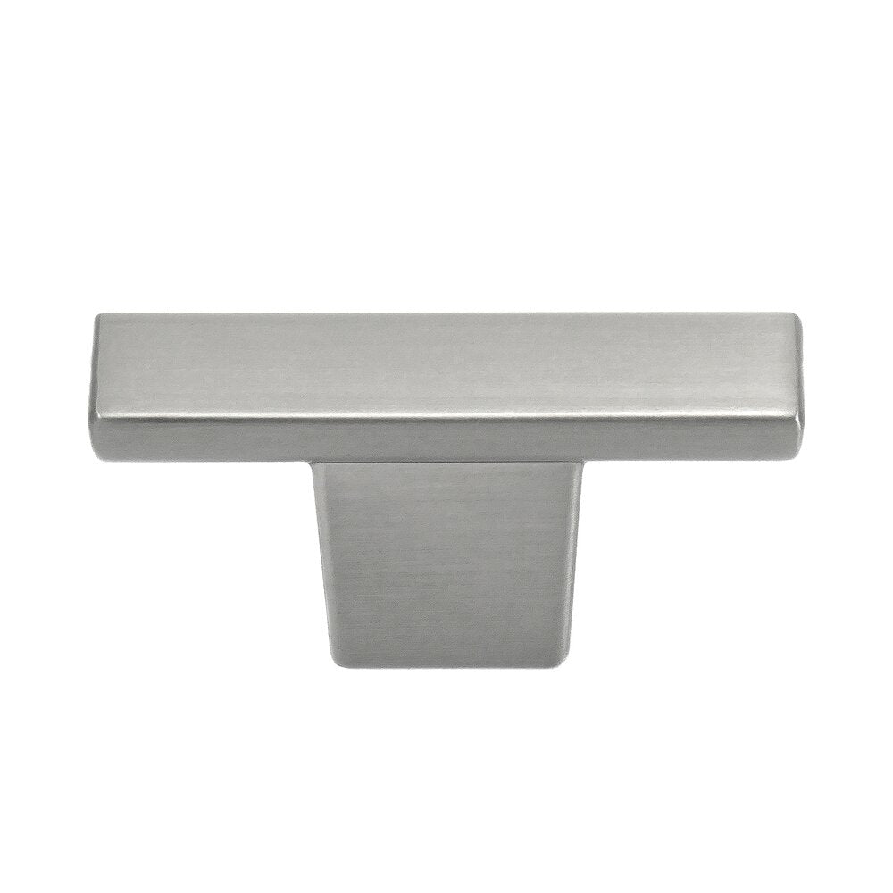 Cosmopolitan Collection 2" T-Knob in Satin Nickel by Laurey Hardware