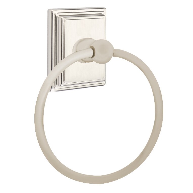 Traditional Brass Collection Wilshire Towel Ring by Emtek