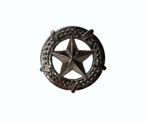 Buck Snort Lodge Decorative Hardware Star with Barbed Wire Cabinet Knob