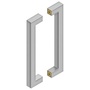 Deltana Architectural Hardware 12" Contemporary Pulls, Back-to-Back