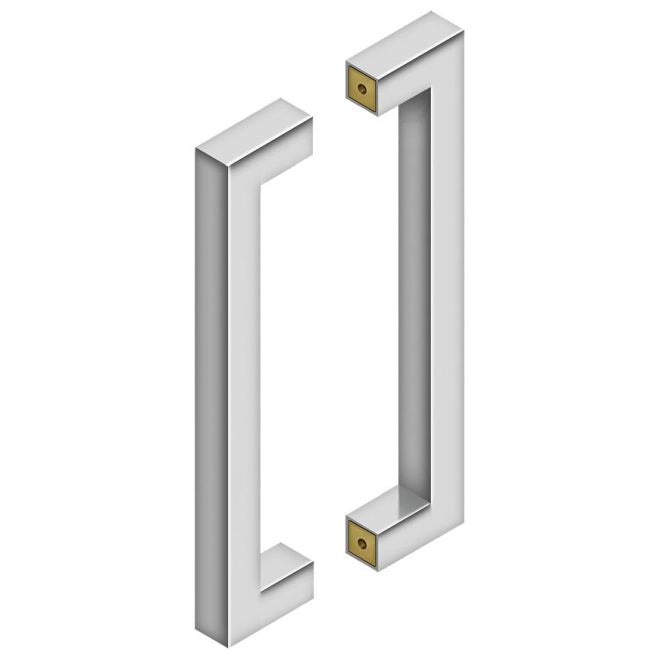 Deltana Architectural Hardware 12" Contemporary Pulls, Back-to-Back