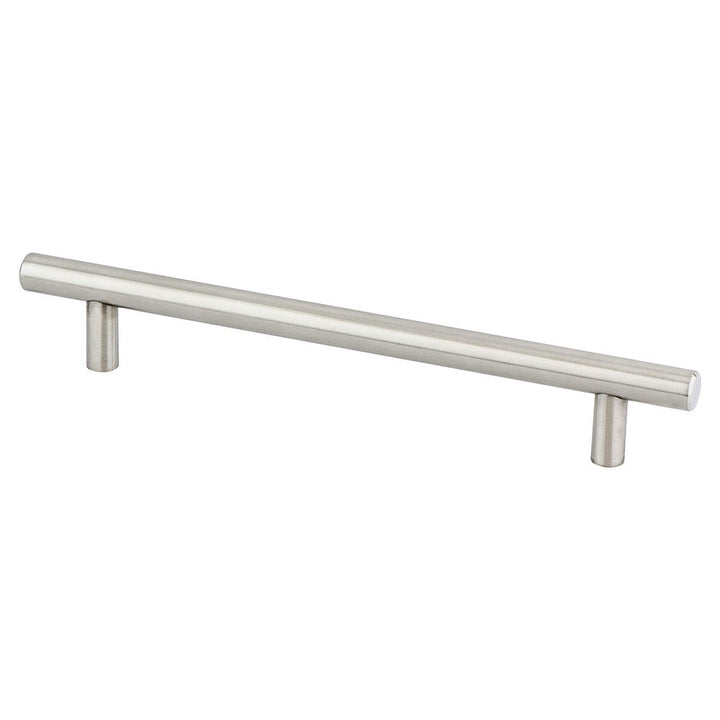 Berenson Cabinet Hardware Stainless Steel Collection 6 5/16" Centers Uptown Appeal Pull in Stainless Steel