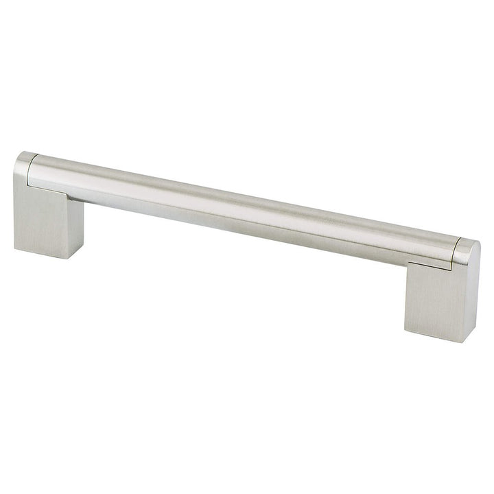 Berenson Cabinet Hardware Studio Collection 6 5/16" Centers Uptown Appeal Pull in Stainless Steel