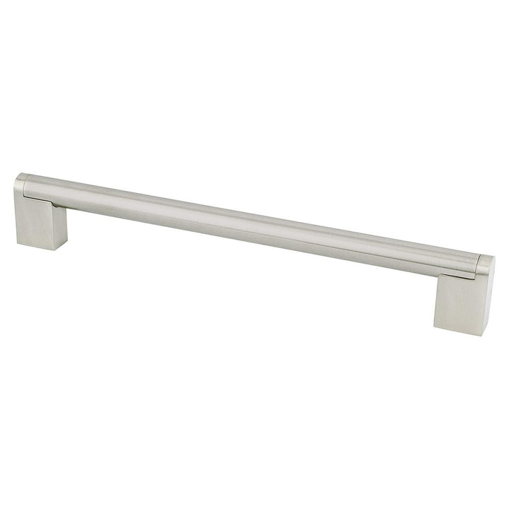 Berenson Cabinet Hardware Studio Collection 8 13/16" Centers Uptown Appeal Pull in Stainless Steel