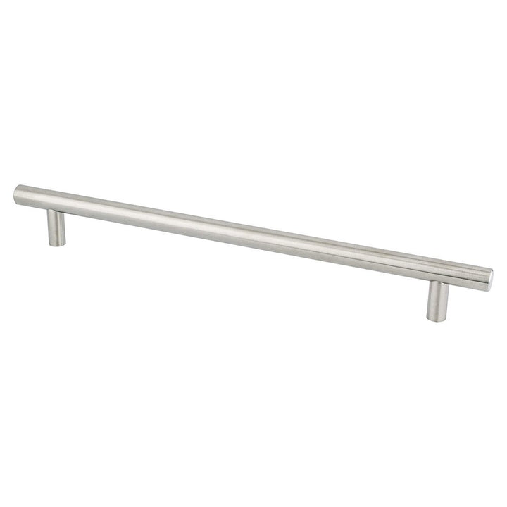 Berenson Cabinet Hardware Stainless Steel Collection 8 13/16" Centers Uptown Appeal Pull in Stainless Steel