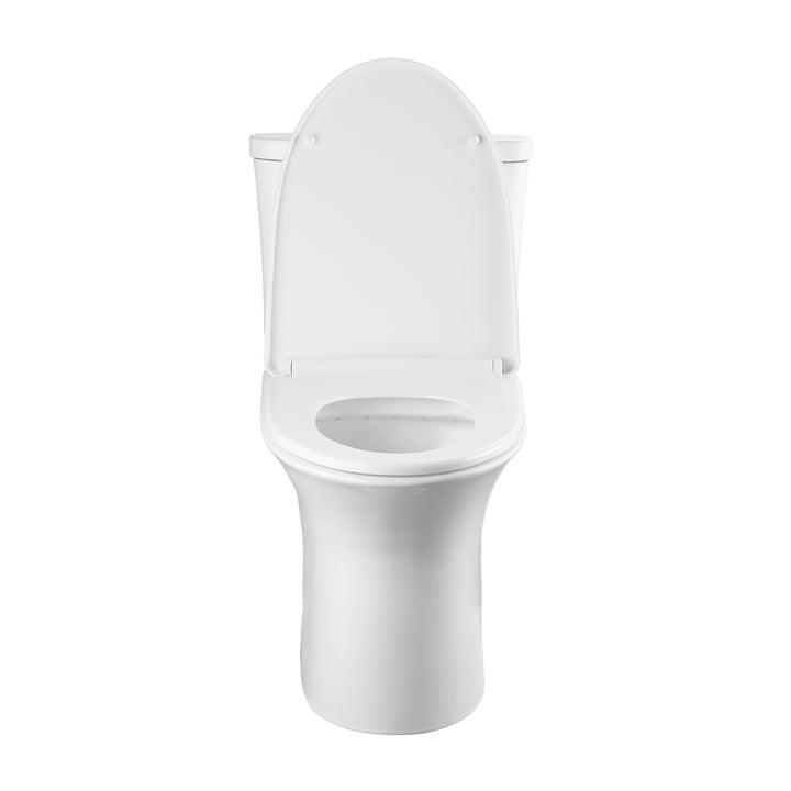 Ibiza 1.6/1.1 GPF Dual Flush Elongated One-Piece Toilet in White