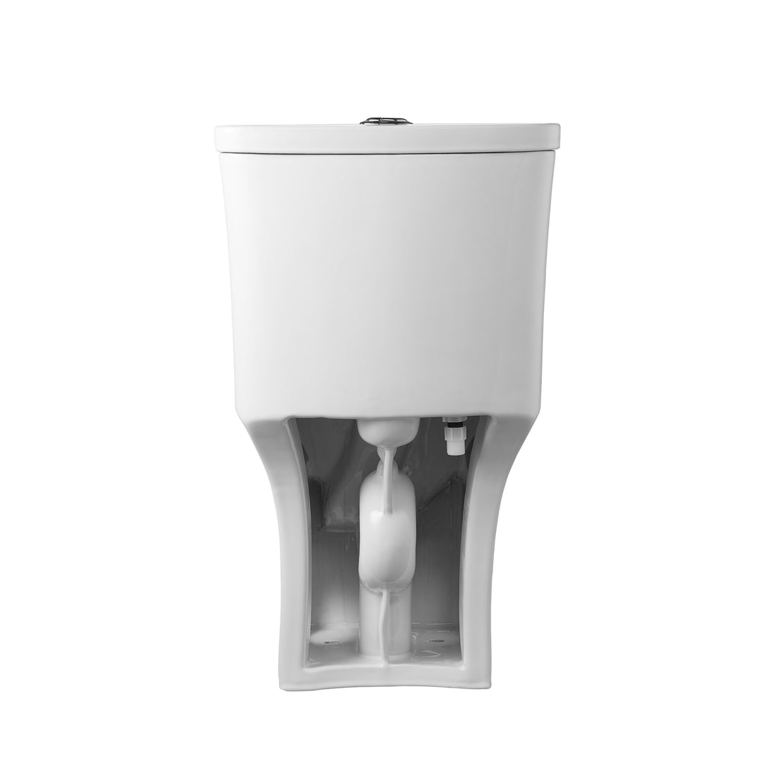 Ibiza 1.6/1.1 GPF Dual Flush Elongated One-Piece Toilet in White