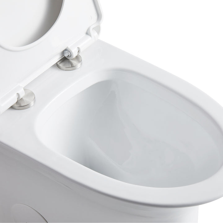 Ibiza 1.6/1.1 GPF Dual Flush Elongated One-Piece Toilet in White
