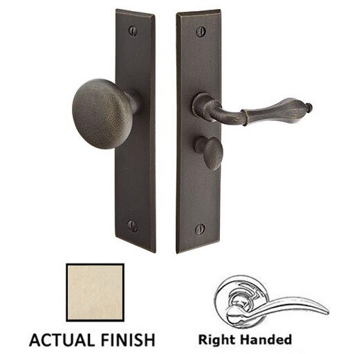 Door Accessories Collection Right Hand Rectangular Style Screen Door Lock by Emtek