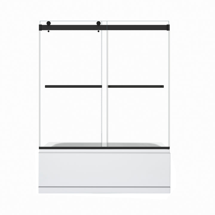 Marcelo 60" W x 58" H By Pass Frameless Tub Door