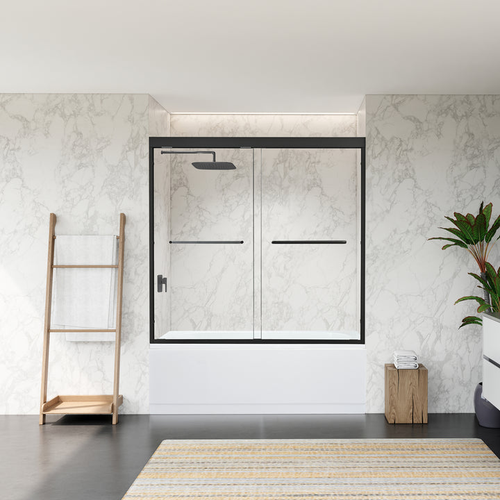 Ennis 60" W x 58" H By Pass Framed Tub Door