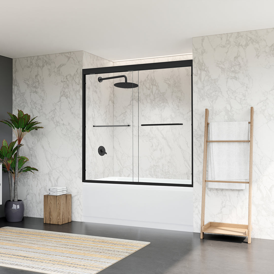 Ennis 60" W x 58" H By Pass Framed Tub Door