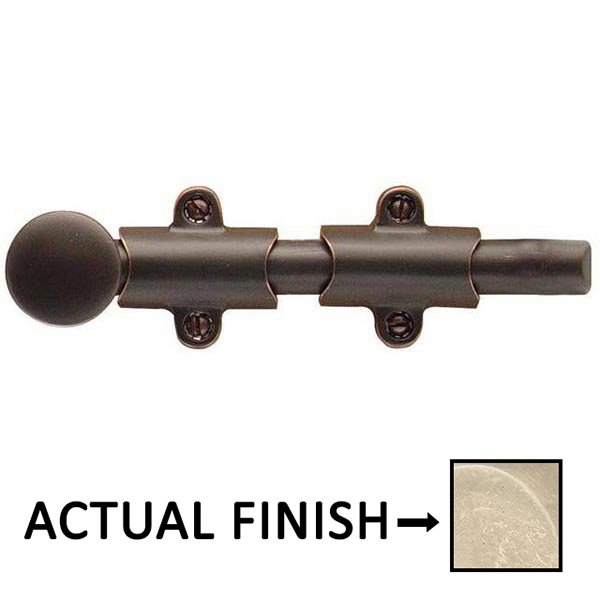 Door Accessories Collection 8" Surface Bolt With 3 Strikes  by Emtek