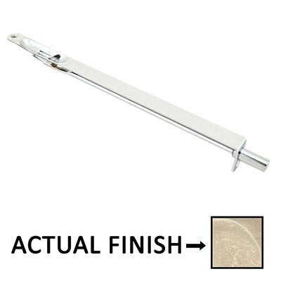 Door Accessories Collection 12" Flush Bolt with Radius Corners  by Emtek