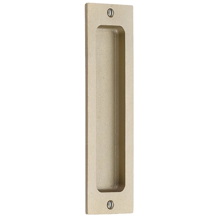 Rustic Modern Cabinet Hardware Collection 8" Modern Rectangular Flush Pull  by Emtek