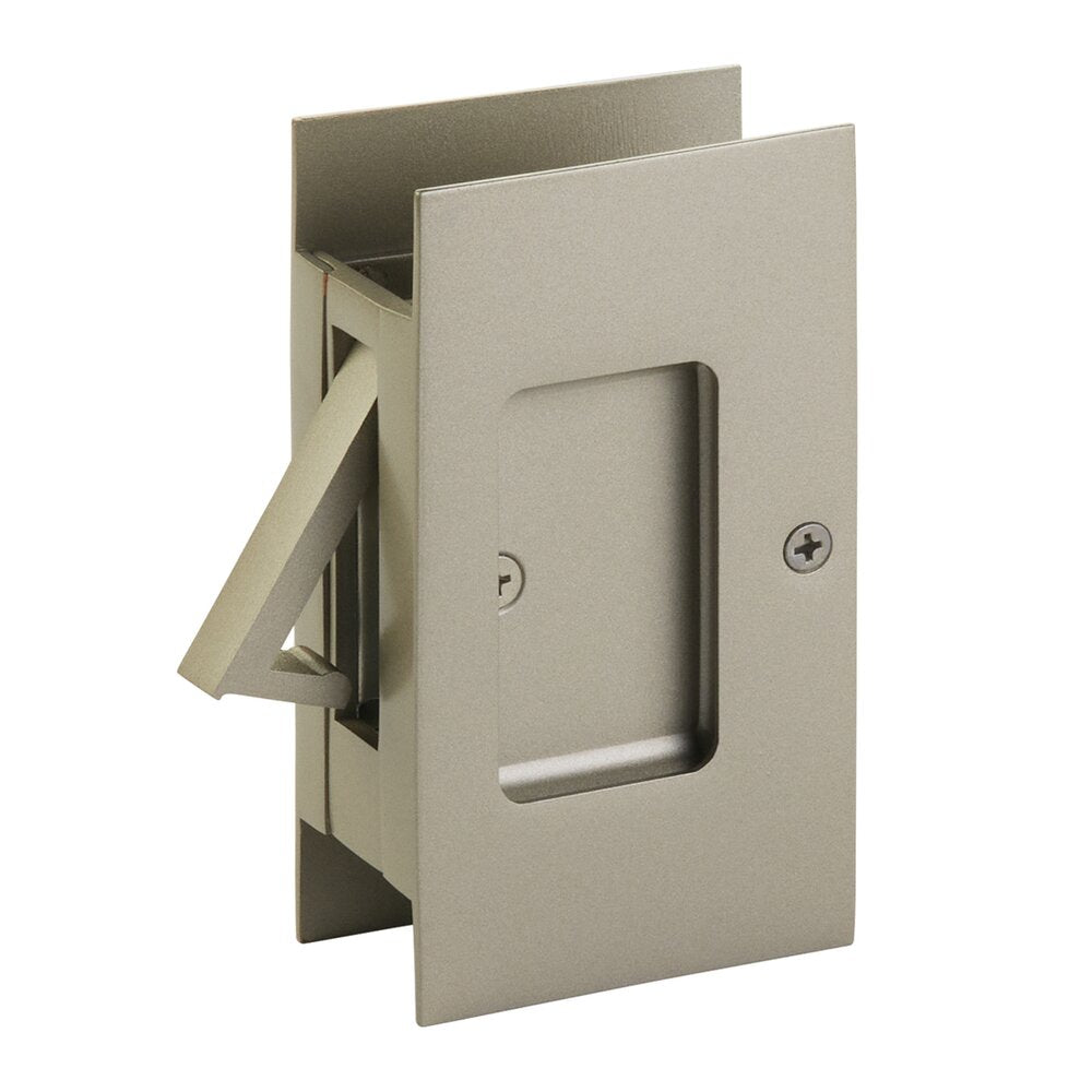 Door Accessories Collection Passage Modern Rectangular Pocket Door Lock by Emtek-PASSAGE