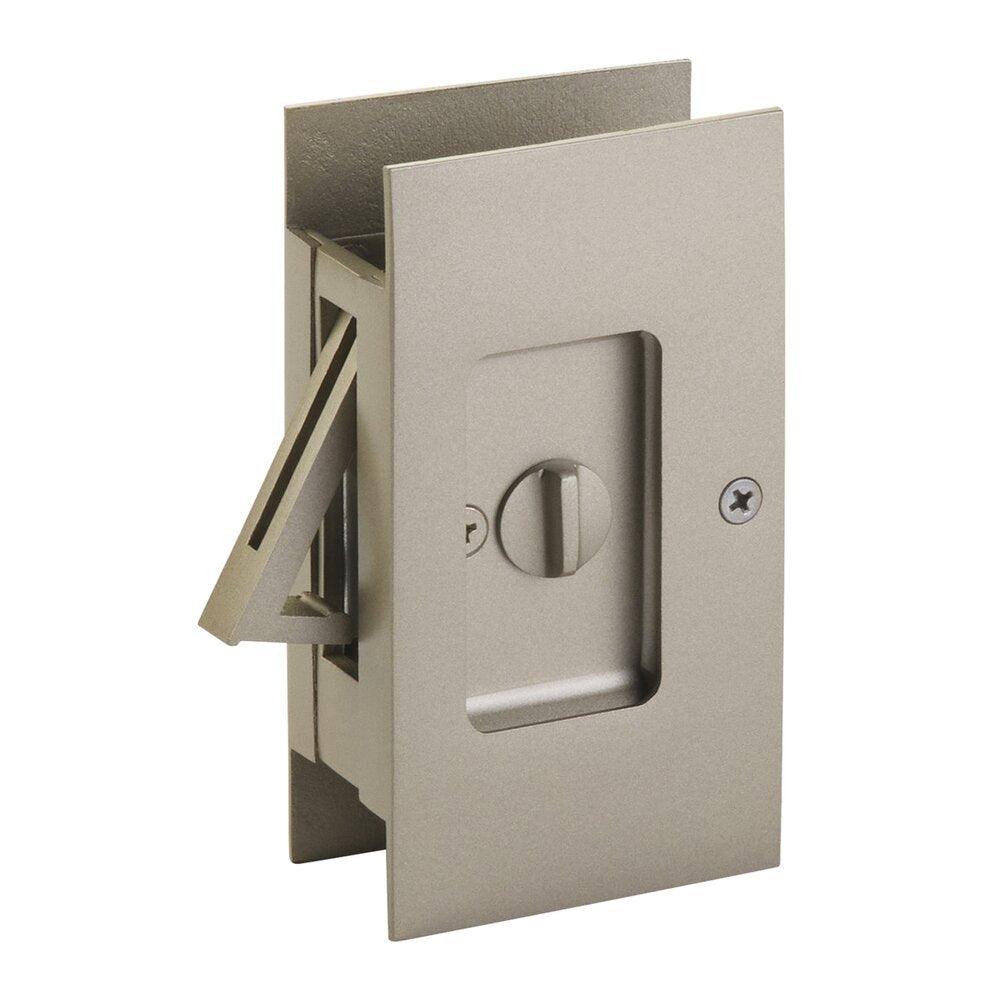 Door Accessories Collection Privacy Modern Rectangular Pocket Door Lock- PRIVACY by Emtek