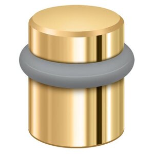 Deltana Architectural Hardware Round Universal Floor Bumper 1-1/2", Solid Brass