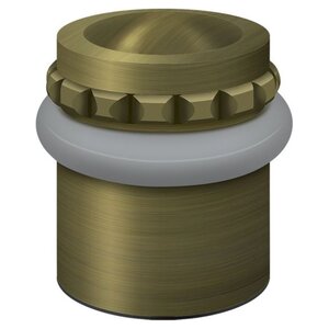 Deltana Architectural Hardware Round Universal Floor Bumper Pattern Cap 1-5/8", Solid Brass