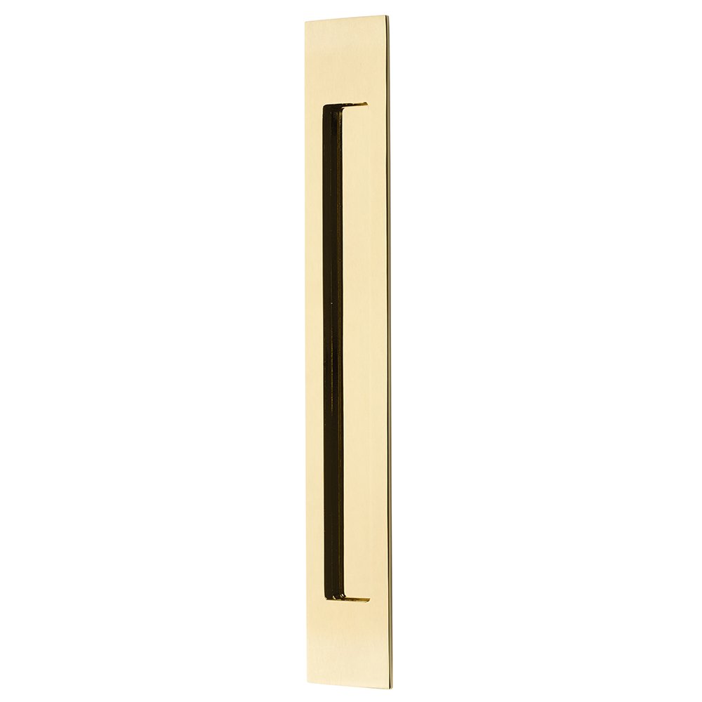 Modern Cabinet Hardware Collection 14" Modern Rectangular Flush Pull  by Emtek