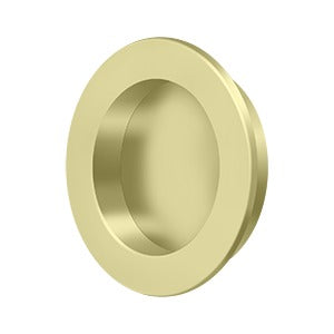 Deltana Architectural Hardware Flush Pull , Round, HD, 2-3/8", Solid Brass