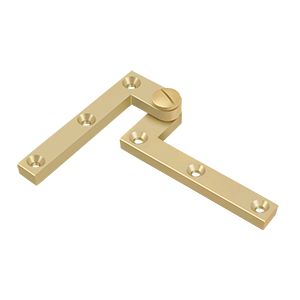 Deltana Architectural Hardware Specialty Solid Brass Hinges & Finials 4 3-8" x 5-8" x 3-8" Hinge pair