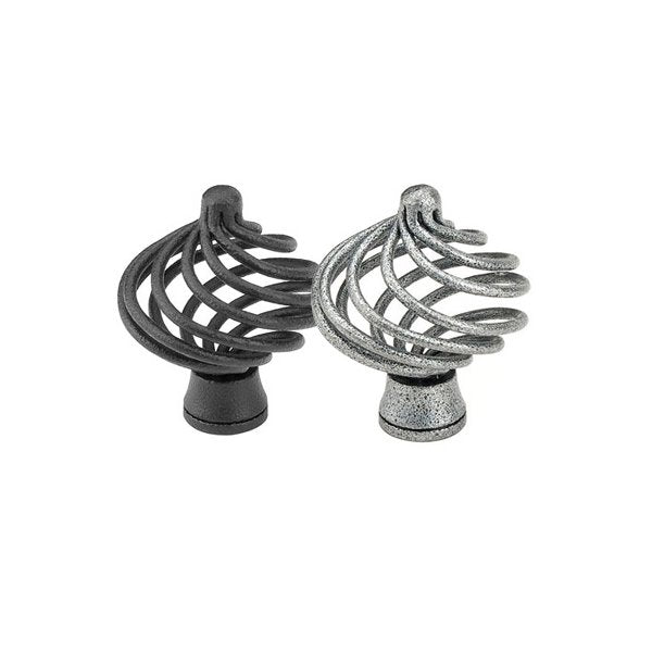 Wrought Steel Collection 2" Diameter Flanders Knob by Emtek